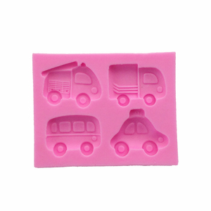 Molde de silicona para <span class=keywords><strong>Fondant</strong></span> en forma de coches, herramientas de decoración de pasteles, gran oferta - Product Image 5