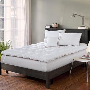Luxury 100%Cotton Polyester <strong>Feather</strong> Hotel <strong>Bed</strong> Mattress Pad <strong>Topper</strong> - Product Image 2