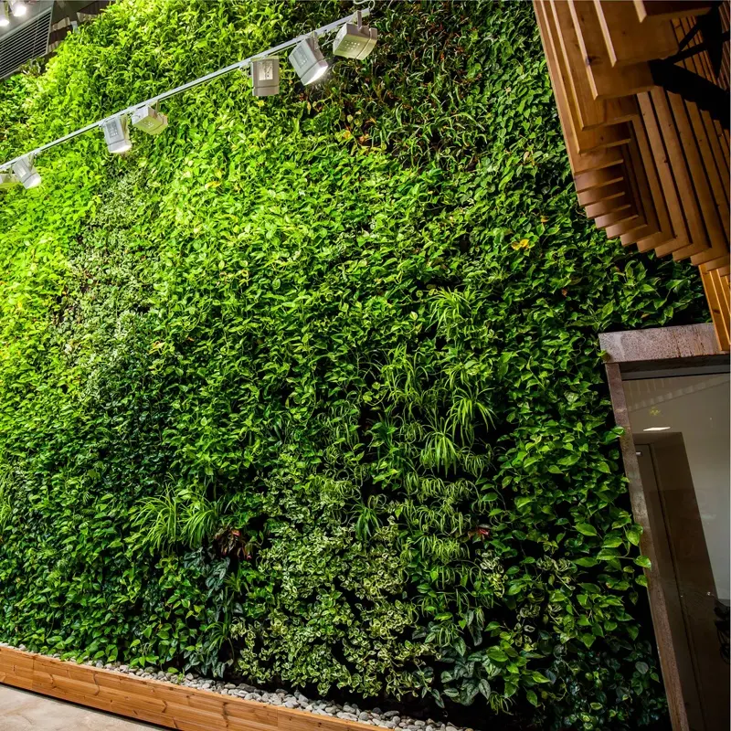 Eco friendly torre verticale giardino idroponico verde muro planter