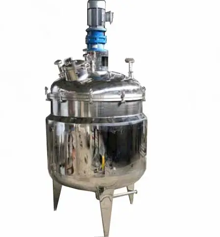 500Lステンレス鋼攪拌タンク反応器バッチ反応器容器価格