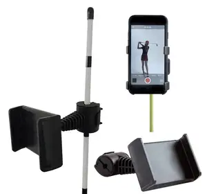 universal 360 rotating golf phone clip holder for swing trainer analyzer
