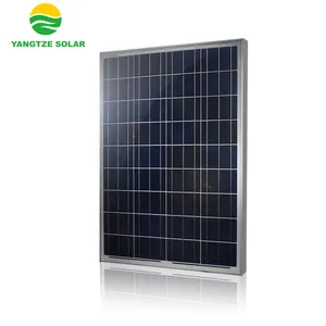 양쯔강 브랜드 다결정 80W 90W 100W 12v 태양 전지 패널 가격 중국