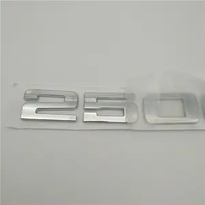 chevy silverado badges Suppliers-Plaques Signalétiques personnalisées Coffre Emblèmes 3D ABS Autocollant Fender Botte Lettre Insignes