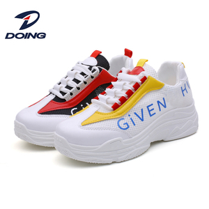 Nueva tendencia de tacón alto hermosa mujeres running zapatillas Zapatos 2018 - Product Image 3