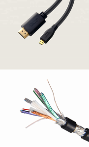 สาย <span class=keywords><strong>HDMI</strong></span> เป็น Micro <span class=keywords><strong>HDMI</strong></span> <span class=keywords><strong>โทรศัพท์</strong></span>มือถือแล็ปท็อปสาย Micro <span class=keywords><strong>HDMI</strong></span> 4K ไปยังสายเคเบิลไฟเบอร์ Hmi - Product Image 5