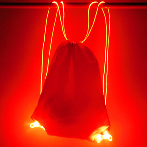 Vente <span class=keywords><strong>en</strong></span> gros <span class=keywords><strong>en</strong></span> usine OEM sac à cordon LED promotionnel personnalisé sac à dos léger la <span class=keywords><strong>nuit</strong></span> - Product Image 2