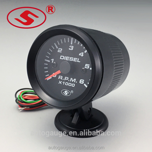 52 mm llantas de aluminio de motor diesel tacómetro medidor puntero automóvil tacómetro - Product Image 5