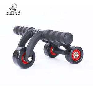 Hot Bán thiết bị tập thể dục tự động 3 bánh xe cơ bụng đào tạo bánh xe ABS con lăn bánh xe cho bụng tập thể dục - Product Image 1