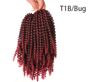 ขายร้อนฮูโต๋ผมสิ่งที่แนบมาฤดูใบไม้ผลิ twist crochet hair - Product Image 3