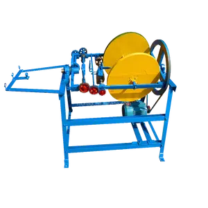 Low investment paddy stalk grass straw rope making machine with best price and good quality