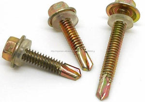 Acero de bajo carbono galvanizado <span class=keywords><strong>Autoperforantes</strong></span> Tornillo/tornillos de cabeza Hexagonal <span class=keywords><strong>Autoperforantes</strong></span> - Product Image 4