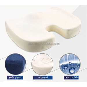 <strong>Large</strong> Orthopedic Coccyx Cooling Gel Memory Foam <strong>Seat</strong> <strong>Cushion</strong> for Office Chair Rectangle Shape with Knitted Technology Summer Use - Product Image 6