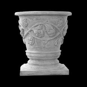 High Strength GRC <strong>Planter</strong> Large Carved <strong>Outdoor</strong> Design Country Style for Floor Project <strong>Artificial</strong> Flowers Factory Direct Sales - Product Image 5