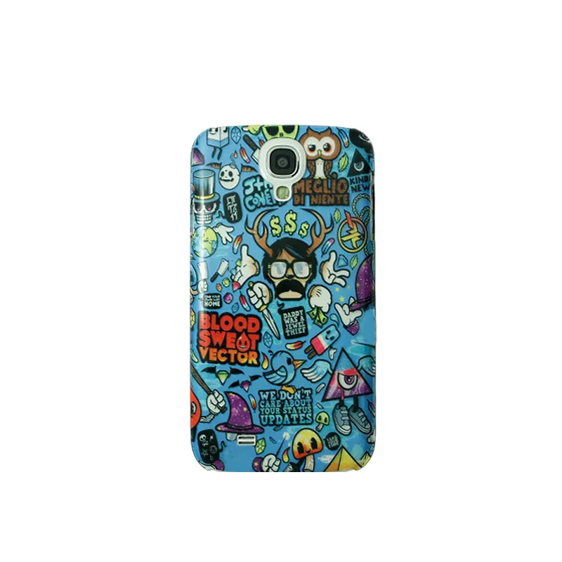 Sublimation 3D Clear Film Mobile Phone Case For Samsung Galaxy S4