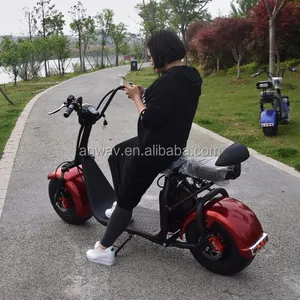 12AH çıkarılabilir pil ucuz fiyat citycoco 1000w 2 tekerlekli elektrikli scooter