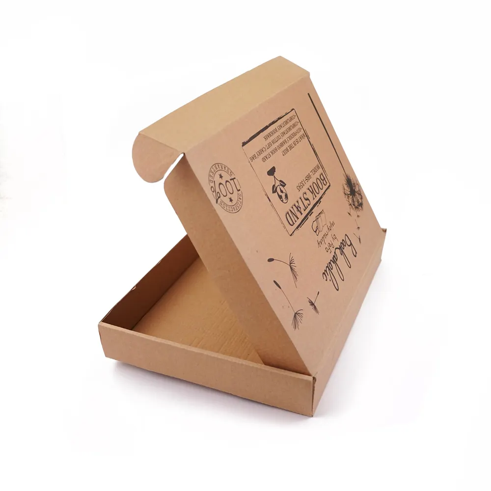 best quality cardboard eco printing black packaging custom kraft paper mailer box