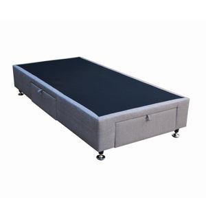 Bedroom <strong>Bed</strong> <strong>Single</strong> Fabric <strong>Bed</strong> <strong>Base</strong> <strong>With</strong> <strong>Drawers</strong> - Product Image 3