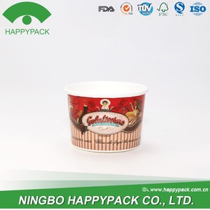 Cốc Kem Giấy PE/PLA 12OZ Dùng Một Lần Logo Màu Tùy Chỉnh Hộp Đựng Kem - Product Image 3