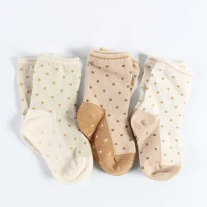 10 пар/упаковка Экологичные натуральные для детей ясельного возраста детские носки для мальчиков и девочек Детские с круглым вырезом детские носки из органического хлопка
