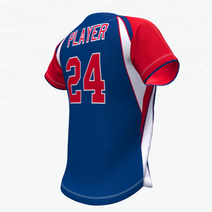 Grosir Jersey Baseball Sublimasi Kustom Pria Murah dengan Logo Anda - Product Image 5