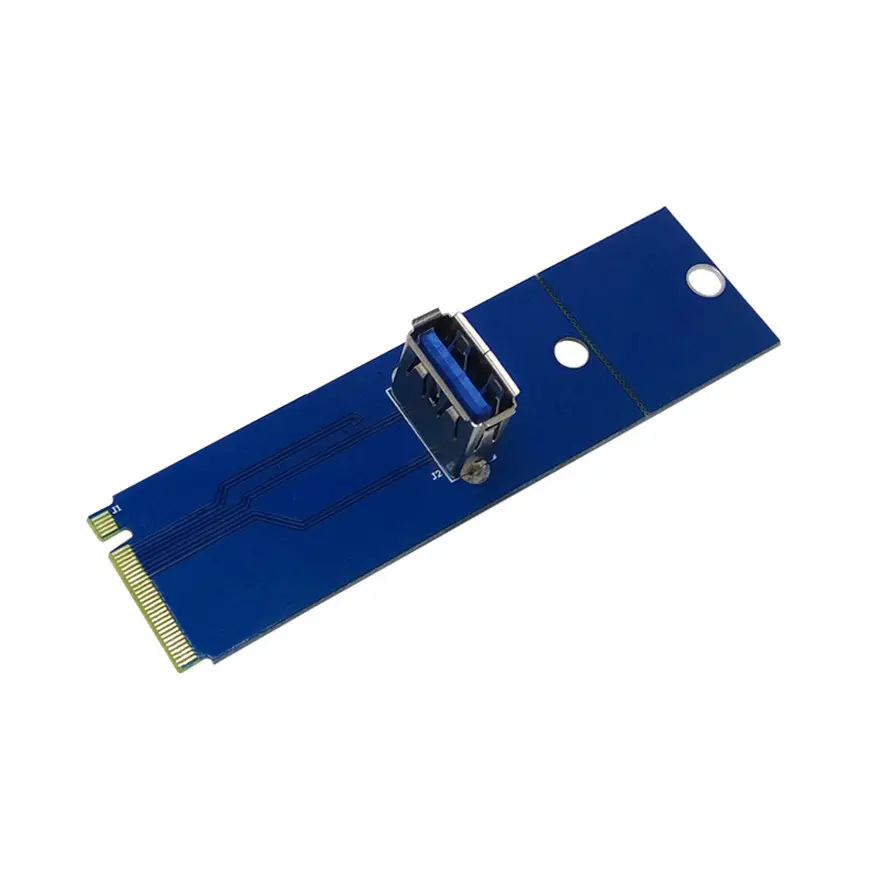 PCI E Express PCIe PCI-E USB 3.0 porta femmina a NGFF M.2 M maschio adattatore di rete convertitore scheda adattatore di conversione chiave 2280