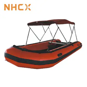 NHCX Boots zelt 4 Bow Schlauchboot Bimini Top mit hinterer Stütz stange und Aufbewahrung stiefel