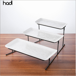 Espositore per Torte a 3 e 2 Piani in Melamina, Supporto Unico per Buffet in Hotel e Ristoranti - Product Image 3