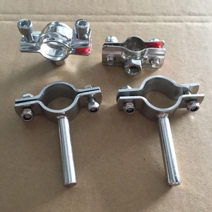 Supporto per Tubi in Acciaio Inox Lucidato/Gancio per Tubi/Supporto Esagonale per Tubi da 1/4" a 12" Pollici - Product Image 1