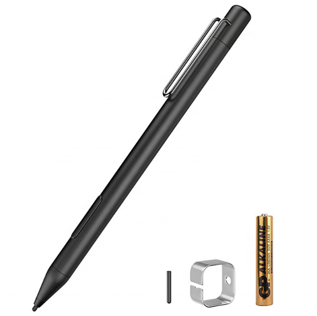 Chinese Factory ODM Custom Active Stylus Pen 1024 Levels of Pressure Sensitivity with Tilt Tablet Stylus Pen for Surface Pro