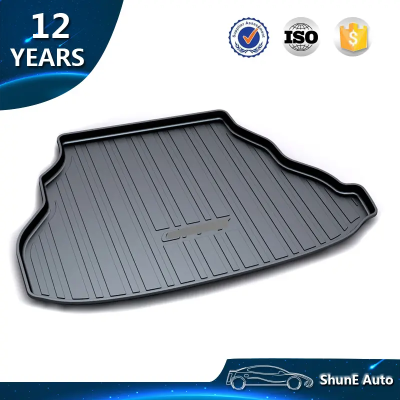 กันน้ำ3D TPO Trunk Cargo Liner สำหรับ CITY 2009-2014สินค้าถาด Boot Mat ซีดานรถอุปกรณ์เสริม