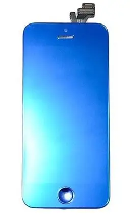 vente en gros bleu miroir lcd numériseur de remplacement pour iphone5 en provenance de chine
