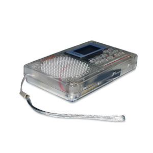 <span class=keywords><strong>Radio</strong></span> numérique de poche FM/AM miniature personnalisée de haute qualité et bon marché, transparente, pour prison - Product Image 5