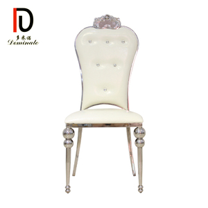 Acier Inoxydable D'approvisionnement d'usine Mariée Et Marié Royal De Mariage Chaise - Product Image 4