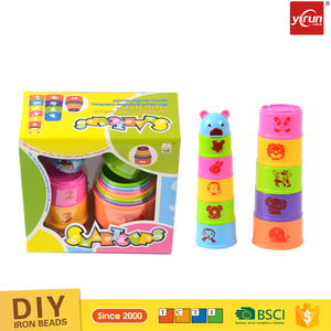 2018 tendencia productos educativo divertido juguete <span class=keywords><strong>de</strong></span> plástico bebé pila <span class=keywords><strong>de</strong></span> velocidad barato vasos <span class=keywords><strong>de</strong></span> plástico - Product Image 1