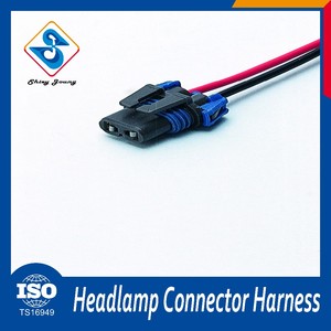 Mejor venta Oem Odm faro mazo de cables 2 pin hombre mujer impermeable conector de cableado de automoción - Product Image 3