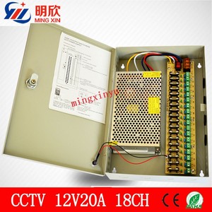 110v 230v Ac Dc 4ch 9ch 18チャンネル12v 20a 250W 18CH CCTV電源ボックス12v 5a 10a 15a 20a 30a 4ch 9ch 18ch CCTVボックス - Product Image 2