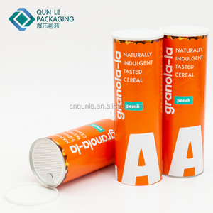 Boîte d'emballage fkisli, Tube en papier, de qualité alimentaire, étanche, imprimée personnalisée - Product Image 1