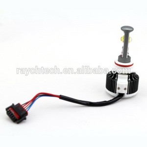 todo en uno a prueba de agua brillante 30w faros 9006 rojo anillo de goma para los coches - Product Image 3