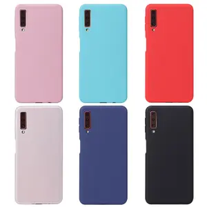 Custodia morbida in Silicone per telefono con Cover in Tpu per Samsung A10 A20 A30 A50 A80 Galaxy A70