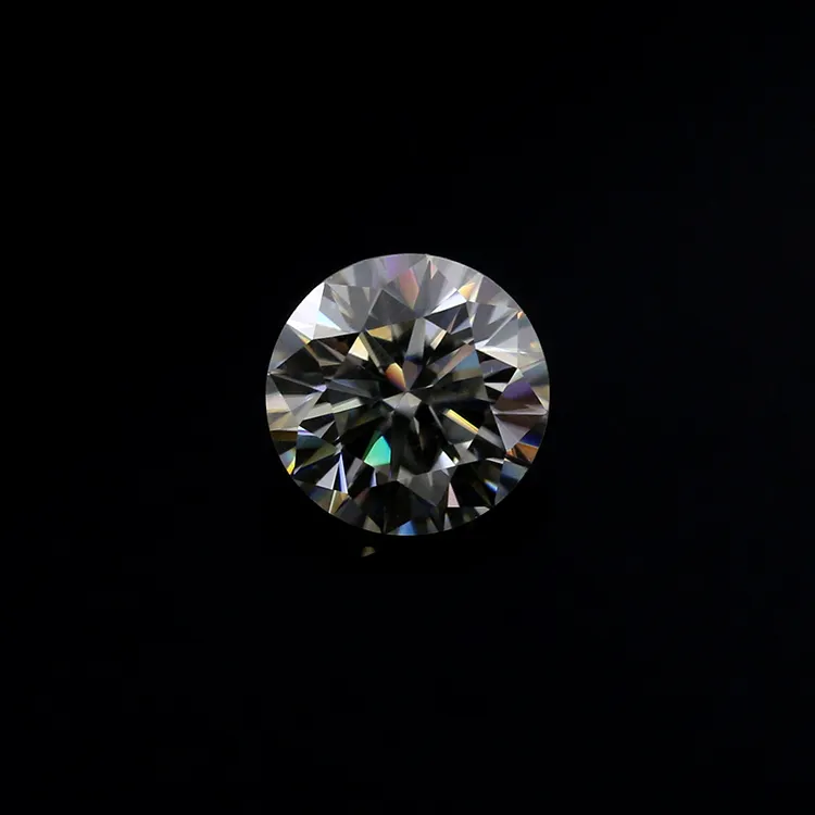 D color moissanite jewelry round diamond cut 9mm white moissanite price per piece