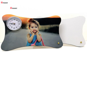 Đồng Hồ Để Bàn Bằng Gỗ MDF Thăng Hoa Trắng Chuyển Nhiệt Tùy Chỉnh Sáng Tạo Hàng Mới Về - Product Image 4