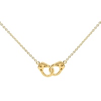 LOZRUNVE Collier ras du cou en argent 925 simple en or 18 carats