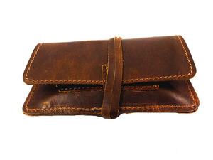 Confezione per fumatori custodia in pelle fatta a mano arrotolabile - Product Image 4