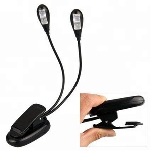 Lampe de lecture à pince alimentée par batterie haute puissance Corps en plastique portable moderne Rechargeable <span class=keywords><strong>Flexible</strong></span> LED Book Light - Product Image 2