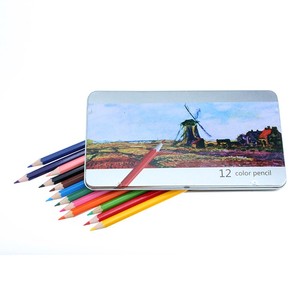 맞춤형 나무 7 인치 라운드 육각 삼각형 모양 <span class=keywords><strong>12</strong></span> 색 드로잉 연필 어린이 - Product Image 5