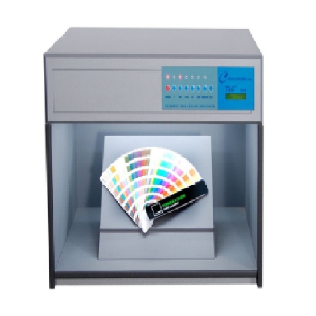 Color Matching Light Box Color Evaluation Cabinet Textile Fabric Color Comparison Testing Chamber