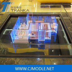 Diseño de modelo de interior de Casa moderna, modelo de arquitectura en miniatura - Product Image 5