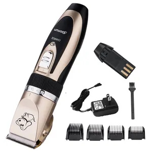 2021 Hot Sale Electric dog grooming brush usb rechargeable dog hair cutter pet cleaning trimmers Wholesale