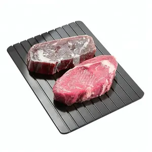 金属除霜托盘硅胶边框铝合金板最安全快速解冻冻肉快速放流垫
