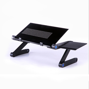 Phổ Biến Xách Tay Nhôm Máy Tính Xách Tay Đứng Có Thể Điều Chỉnh Gấp Bàn Với Lỗ Làm Mát Và Chuột Pad Cho Nhà Văn Phòng Sử Dụng - Product Image 1